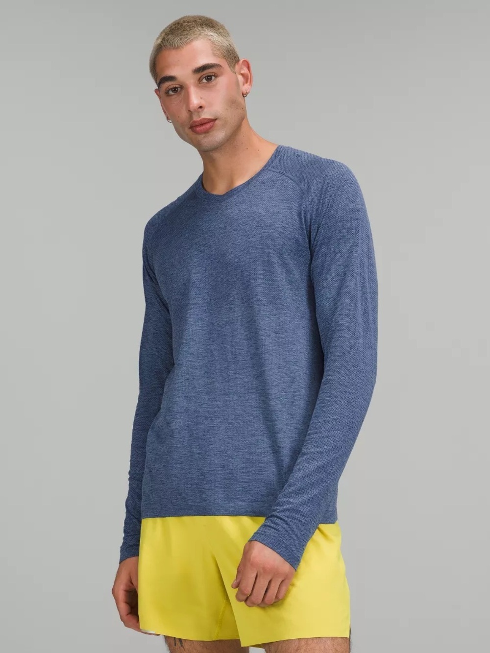 Lululemon Metal Vent Tech Long-Sleeve Shirt Small Blue